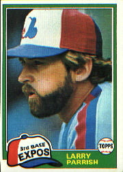 1981 Topps Baseball Cards      015      Larry Parrish